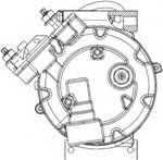FC1783 Compressor, air conditioning 1712521 AV6119D629DA FORD C-MAX II 2010-